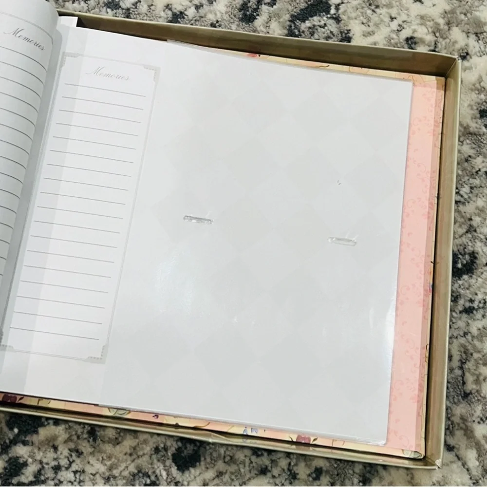 K & COMPANY FRAME A NAME CUSTOM PERSONALIZED FLOWER PHOTO ALBUM
